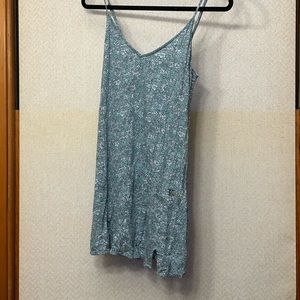 Blue flowery dress